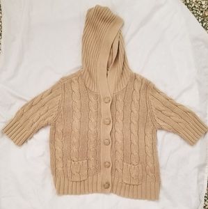 Cable knit sweater